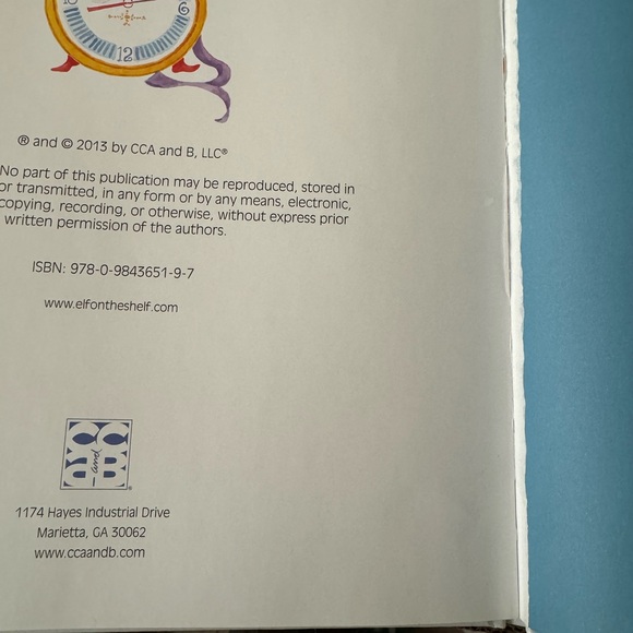 The Elf on the Shelf Birthday Tradition Book Blue Eyed Boy Hardback Book - Picture 8 of 8